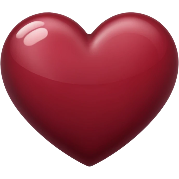 Maroon colour love emoji emoji