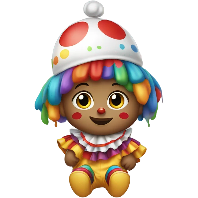 Baby clown emoji