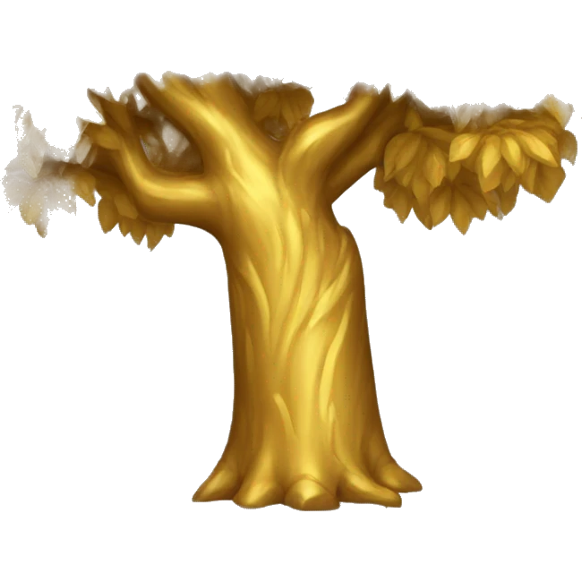 golden tree emoji