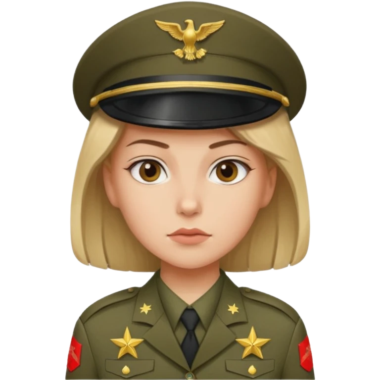 USA army girl emoji
