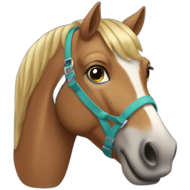 horse with braces emoji