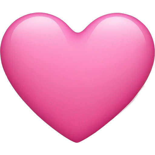 Pink heart emoji