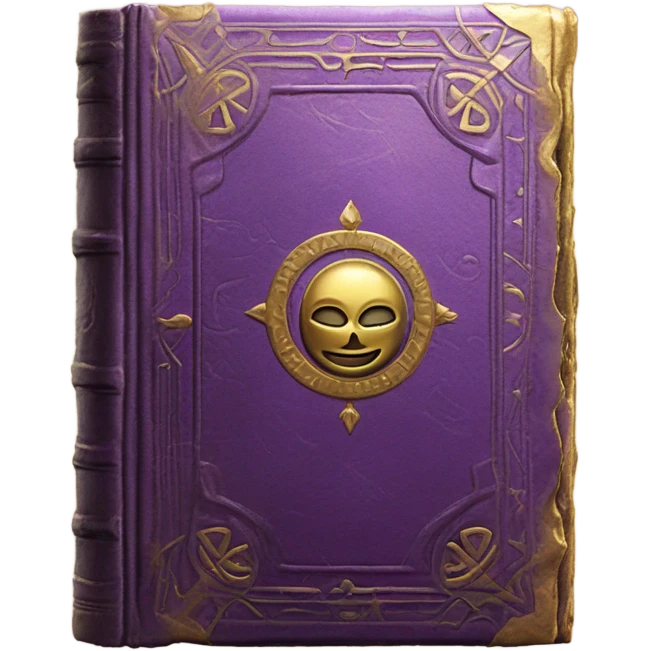 magical purple book emoji