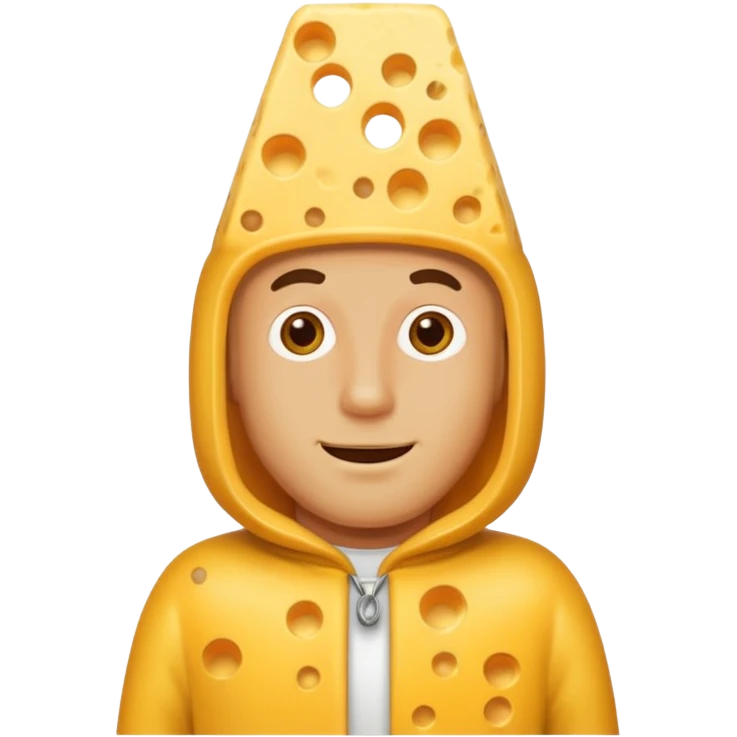 man with chese costume emoji