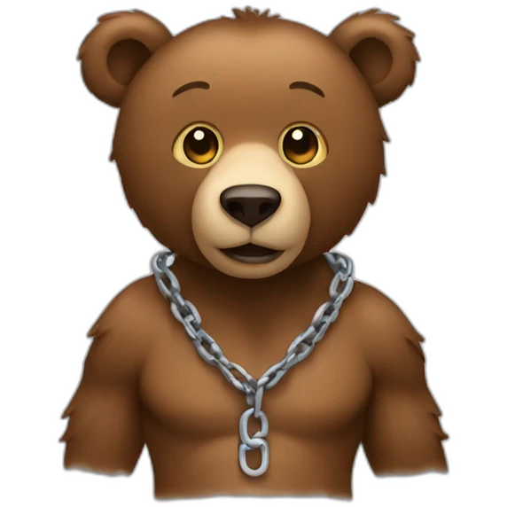 chain-bear emoji