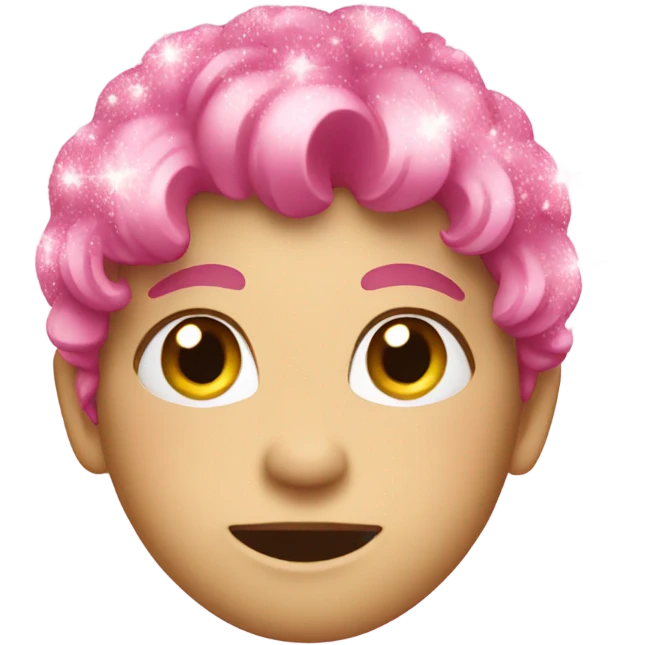 pink sparkles  emoji