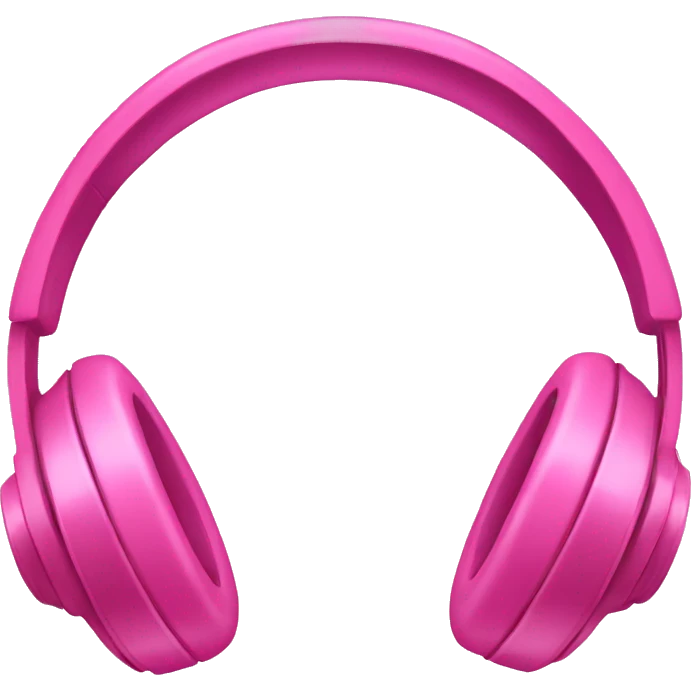 pink headphones with bows  emoji