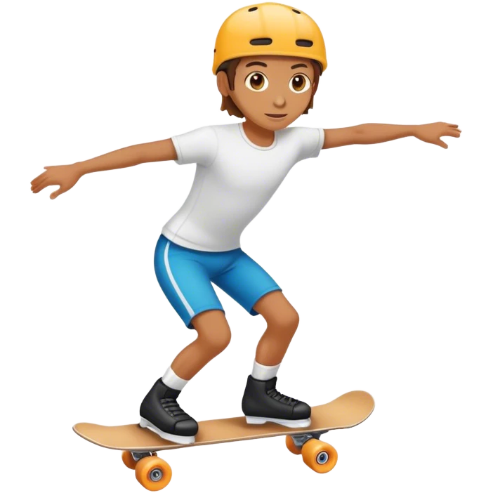 Roller artistic skater  emoji