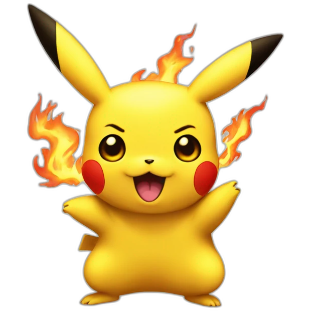 pikachu-fire emoji