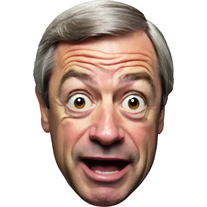Nigel Farage pog expression emoji