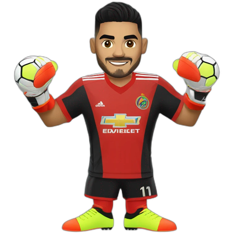 sergio romero goalkeeper with copa libertadores emoji