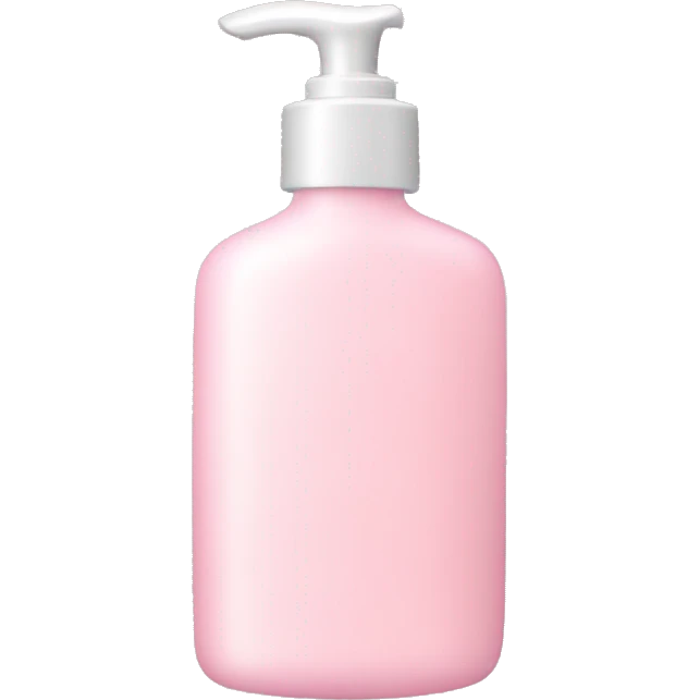 Light pink lotion bottle emoji