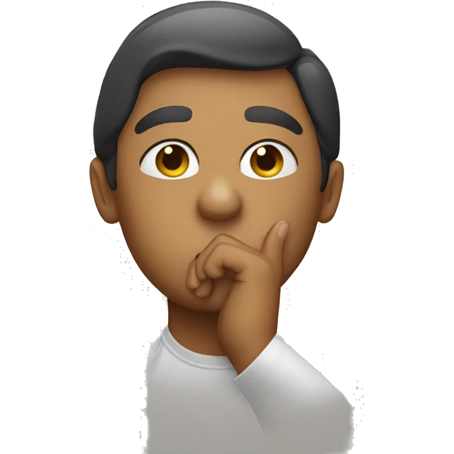 Someone is blowing a kiss emoji