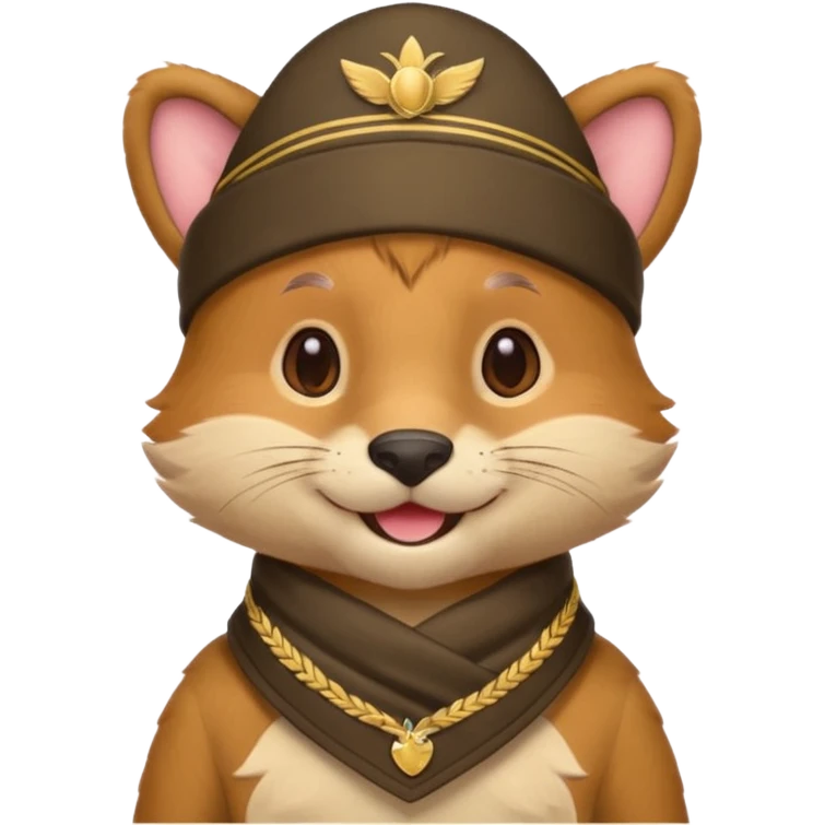 uniformed animal with bandanna emoji