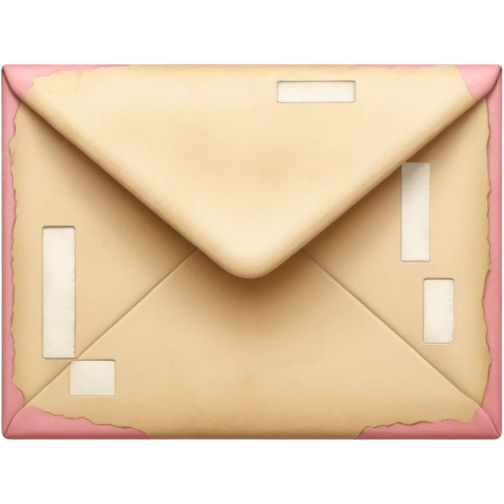 beige envelope with letter emoji