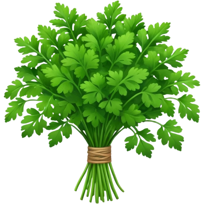 cilantro herb bouquet emoji
