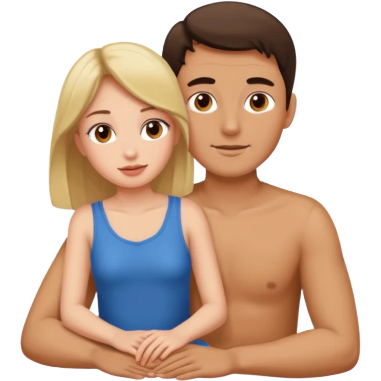 Girl bum sitting on man’s face emoji