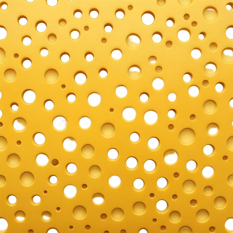 Swiss cheese with many holes emoji