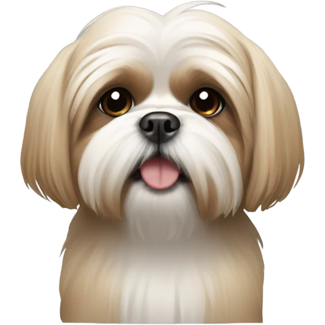 beige shih tzu emoji