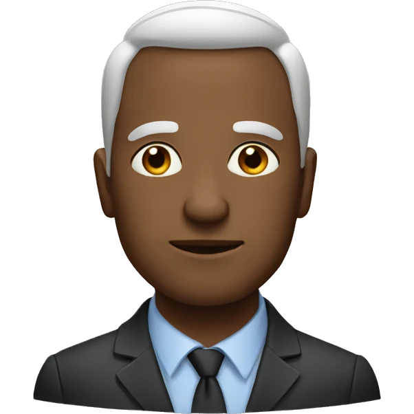 Man with  emoji