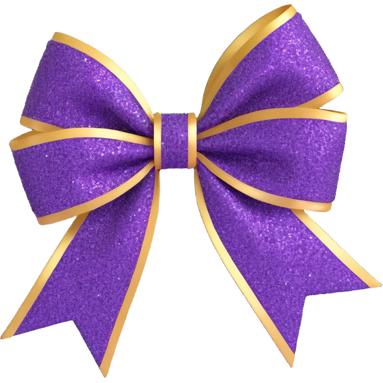 glitter bow emoji