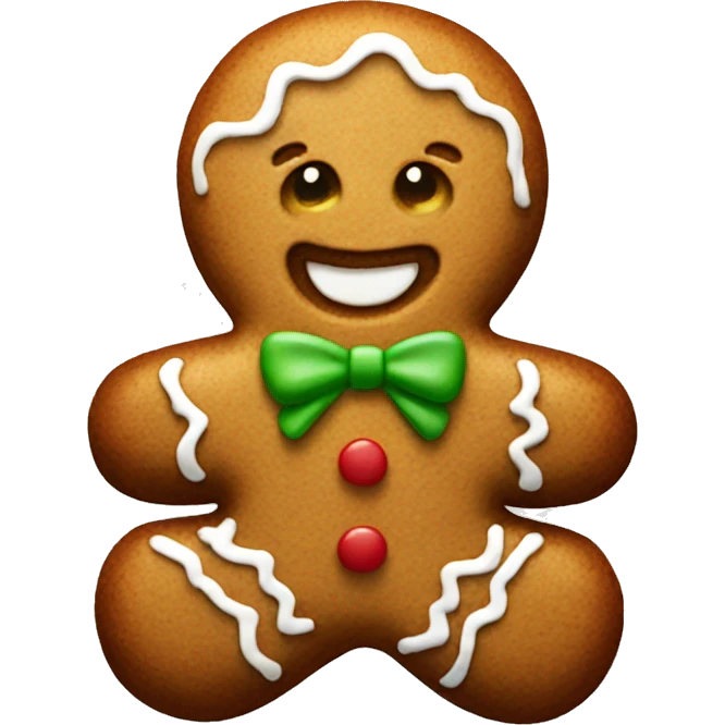 Gingerbread man  emoji