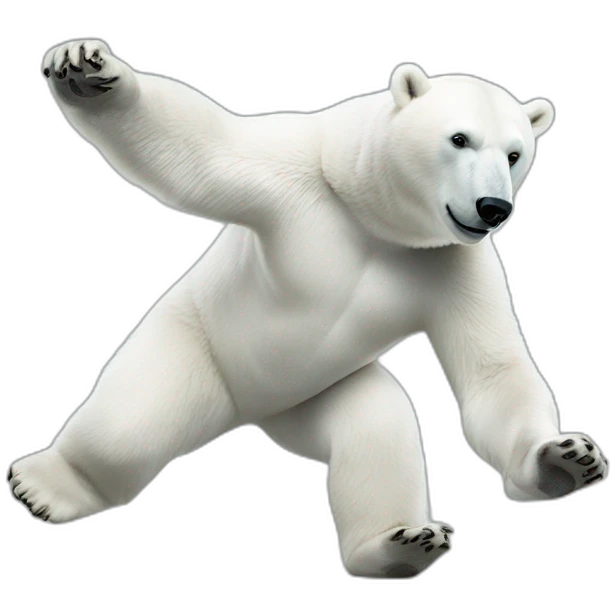 break-dancing-polar-bear emoji