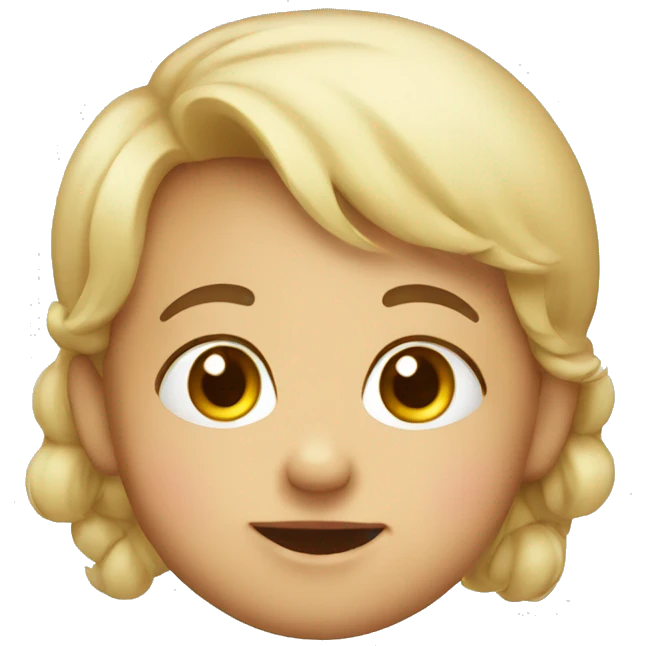 Cute baby emoji