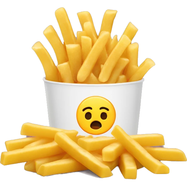 mac and cheese with fries emoji