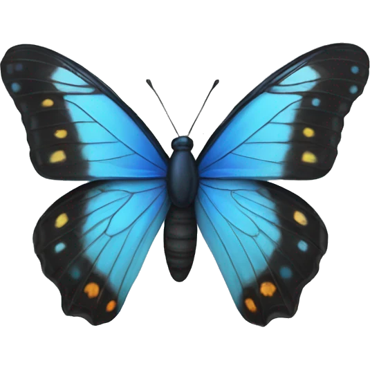 Blue butterfly  emoji
