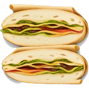 wrap sandwich emoji