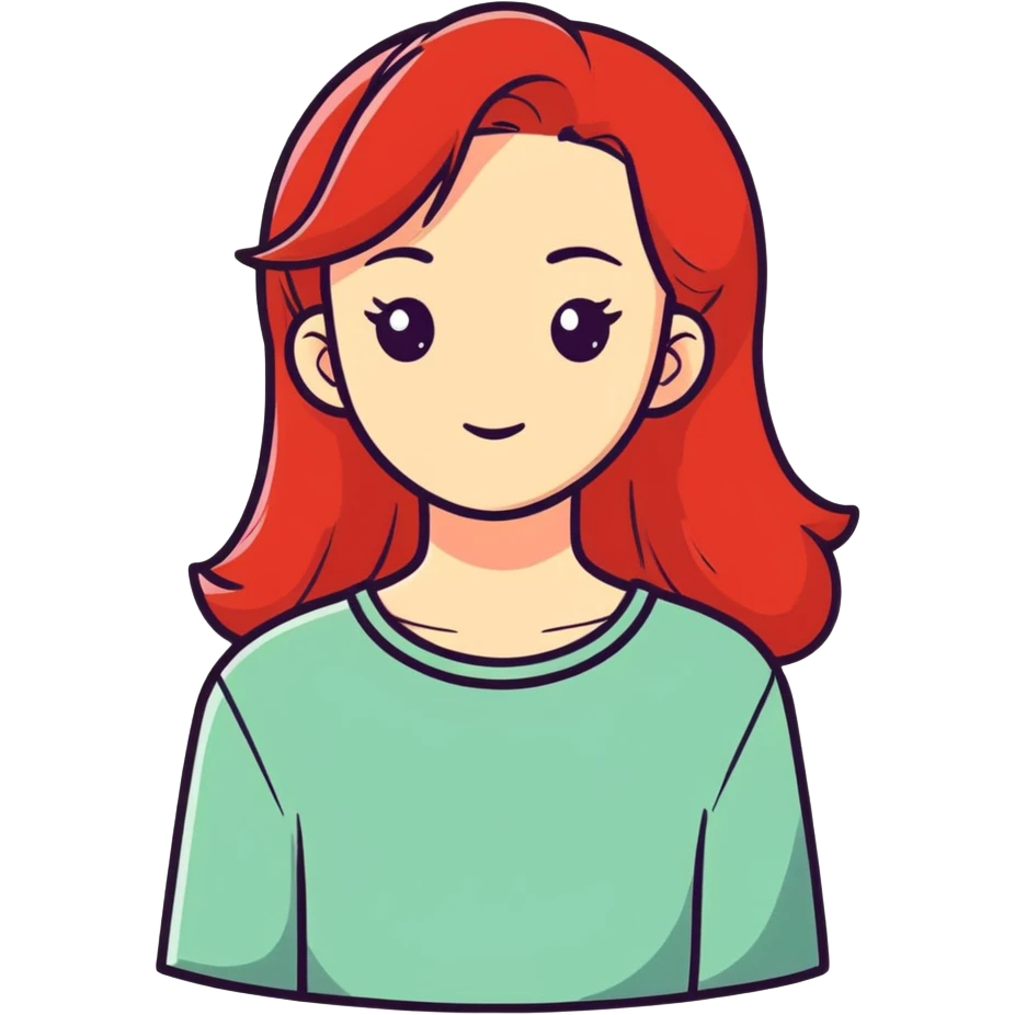 Red head girls emoji