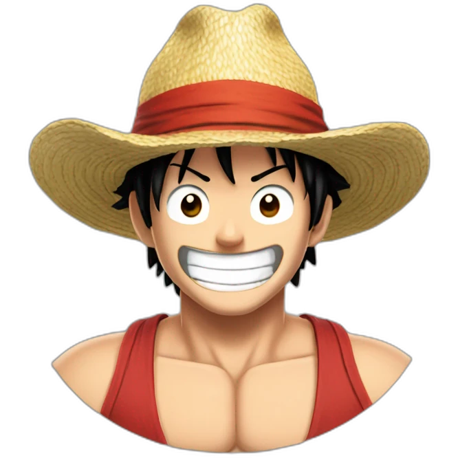 Luffy musclé emoji