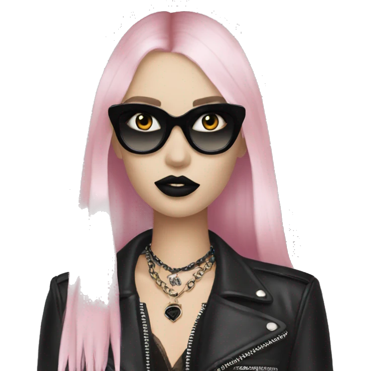 Goth victoria secret model gucci emoji