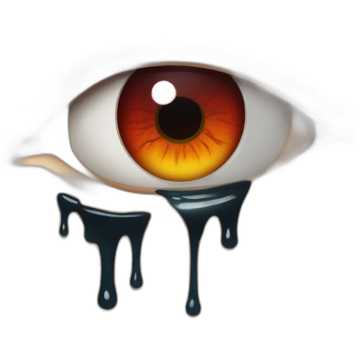 bleeding eye emoji