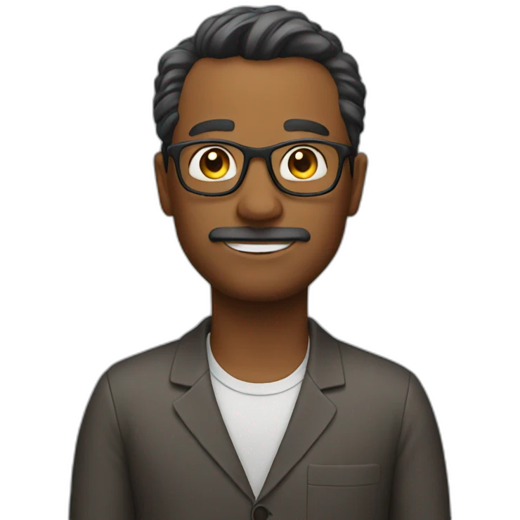 Smart man emoji