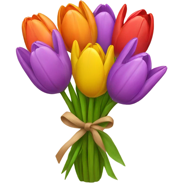 tulips bouquet emoji