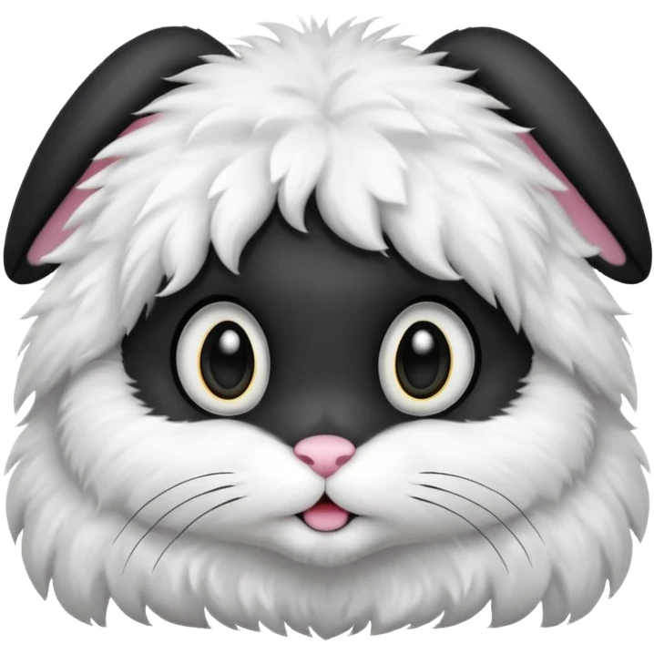 Mặt thỏ đen emoji