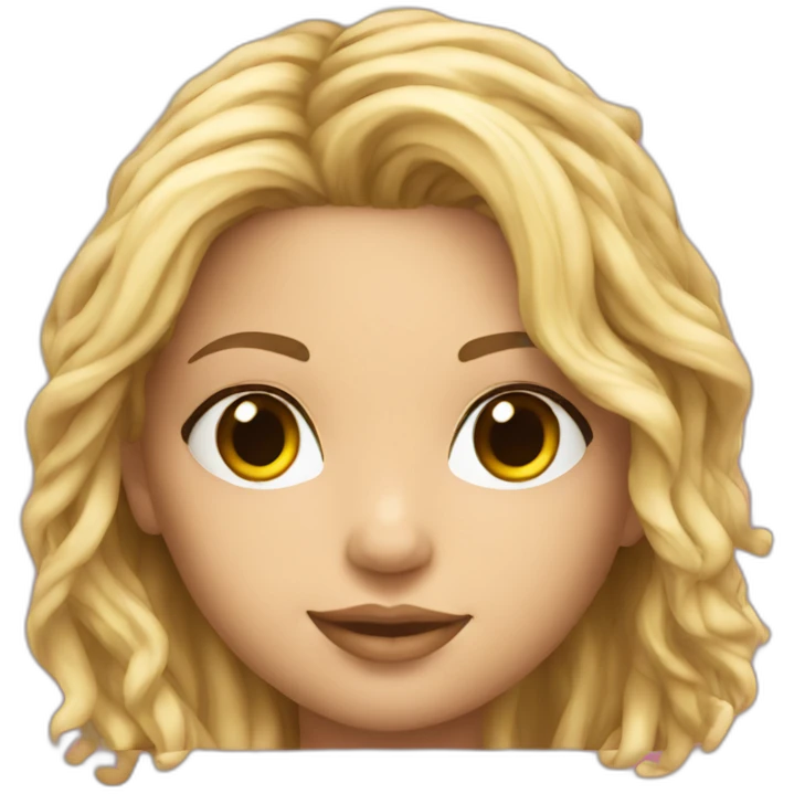 shakira realistic body emoji