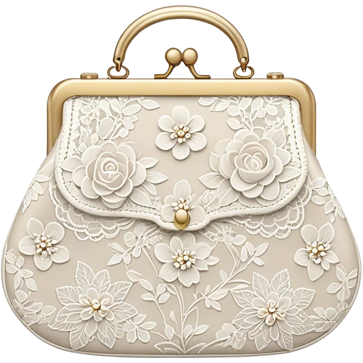 Lace purse emoji