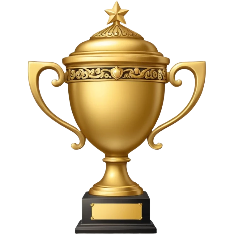 winter holiday theme trophy emoji