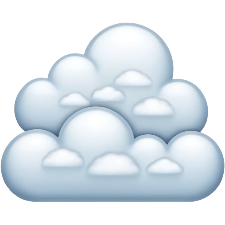 snowing clouds emoji