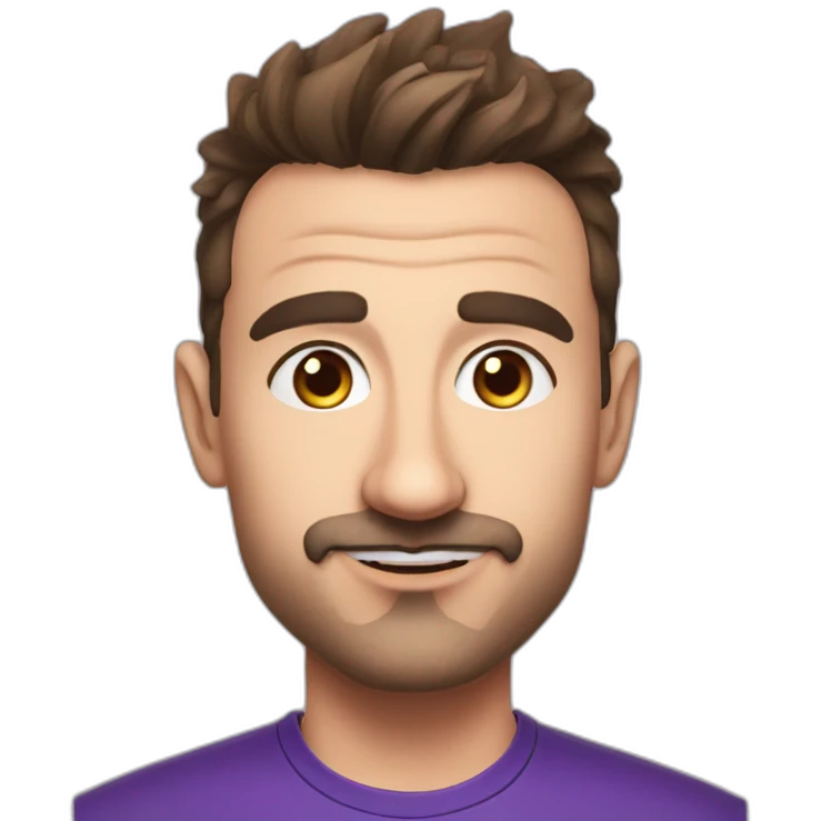 Twitch streamer Maxime Biaggi with a big nose emoji