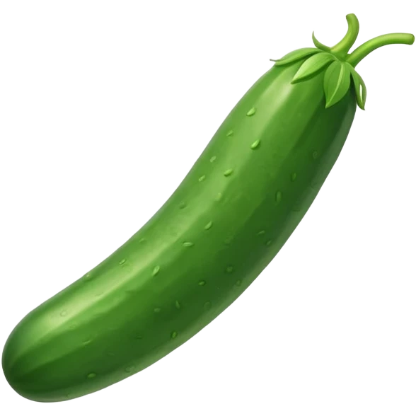 Cool cucumber emoji