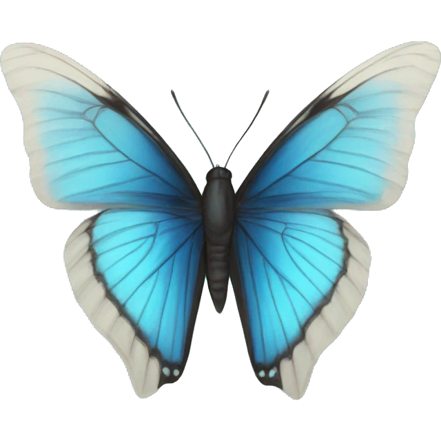 Blue butterfly emoji