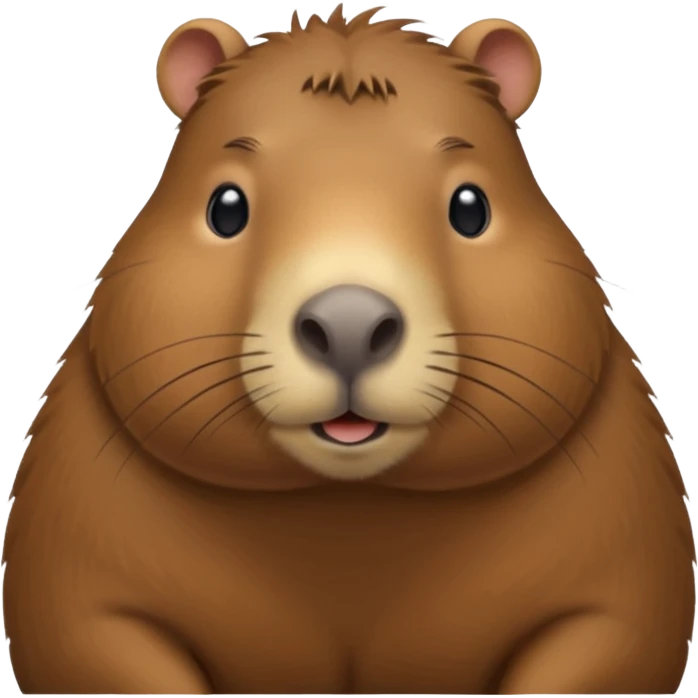 Create a capybara emoji
