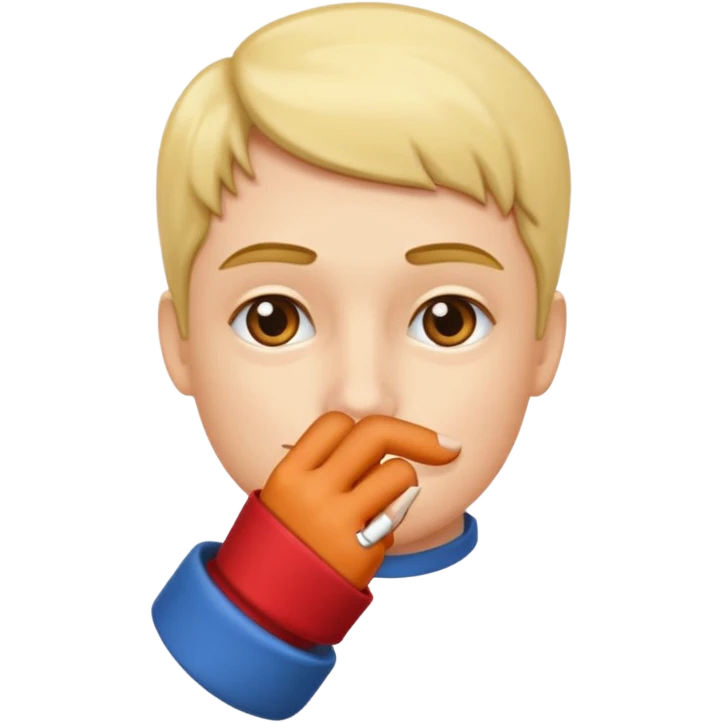 Shh finger and hand emoji emoji