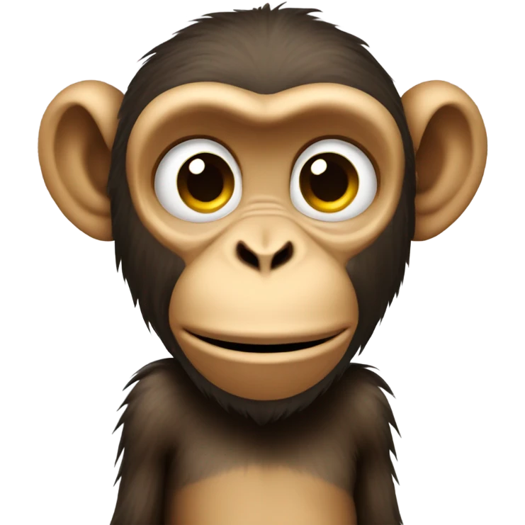 a monkey playing pc emoji