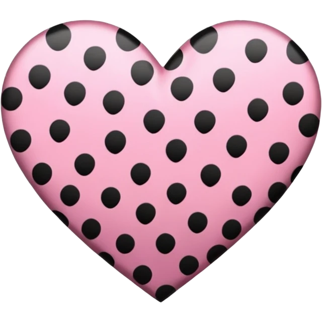 Pink heart with cheetah print  emoji