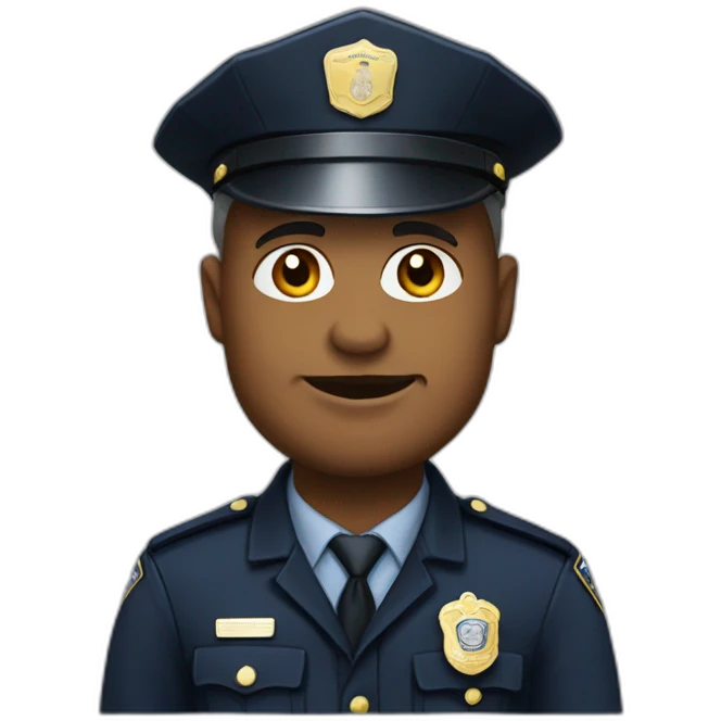 Chief of police emoji